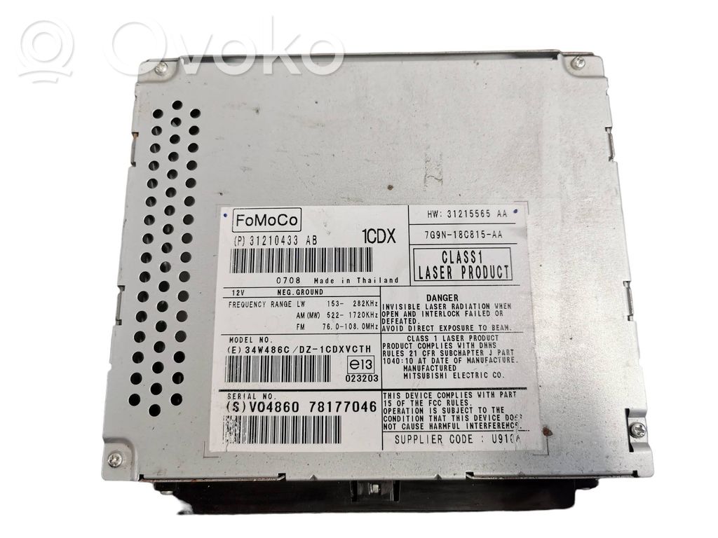 Volvo V70 Stacja multimedialna GPS / CD / DVD 