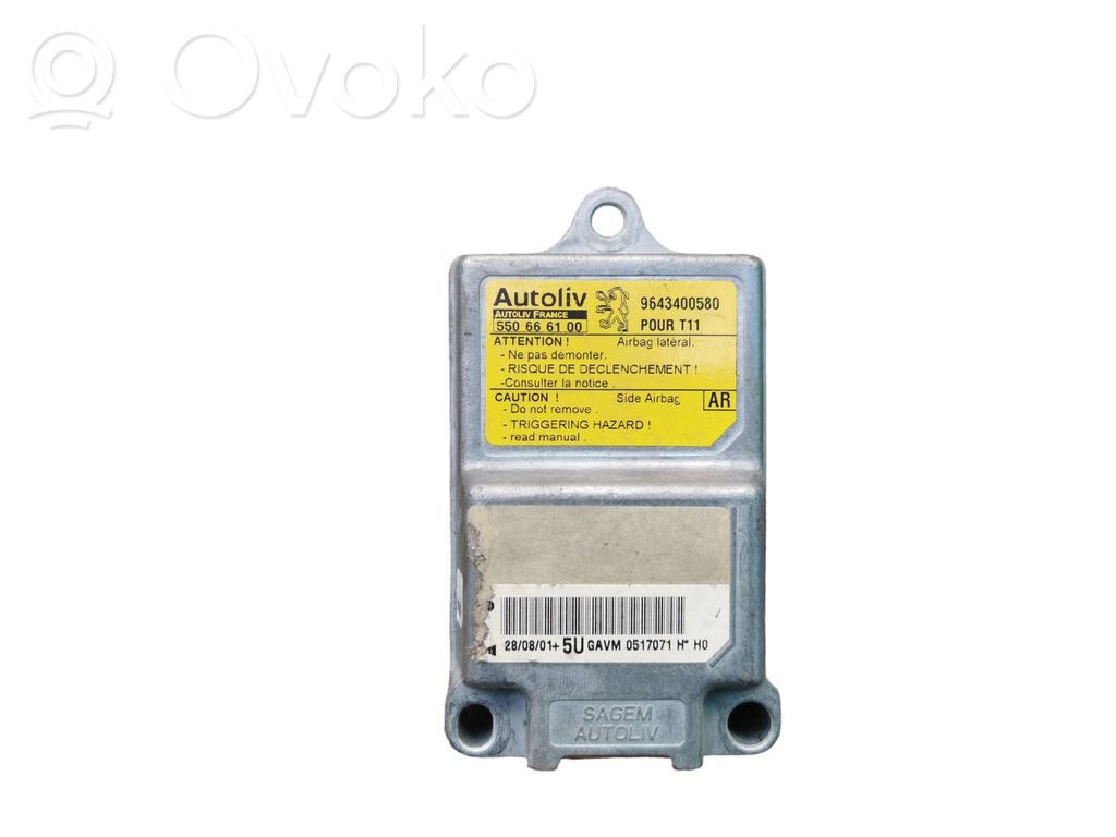Peugeot 206 Airbag control unit/module 