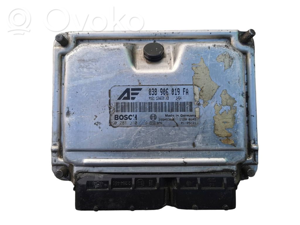 Engine control unit/module   038906019FA,0281010879