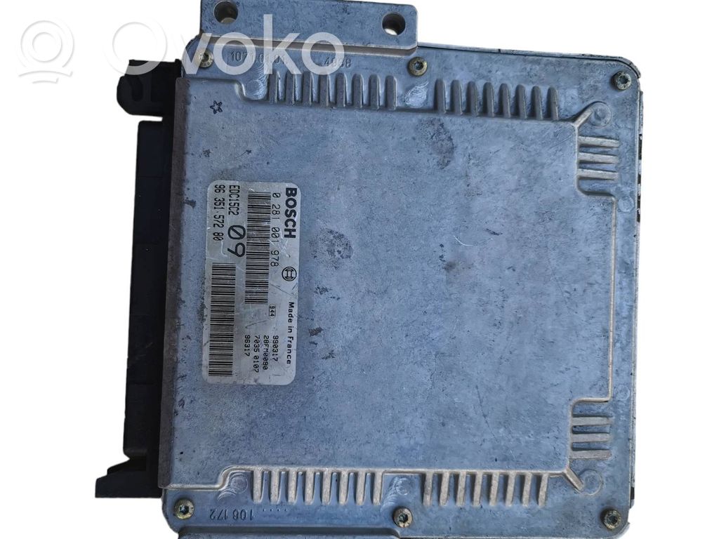 Peugeot 406 Engine control unit/module 