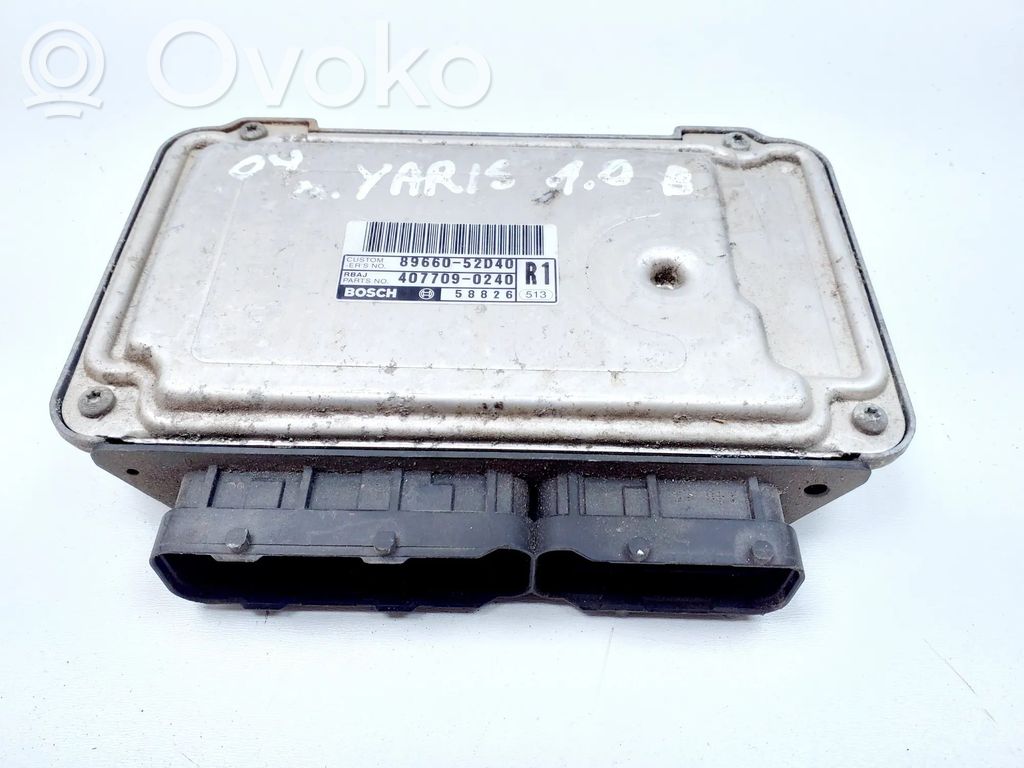 Toyota Yaris Engine control unit/module 