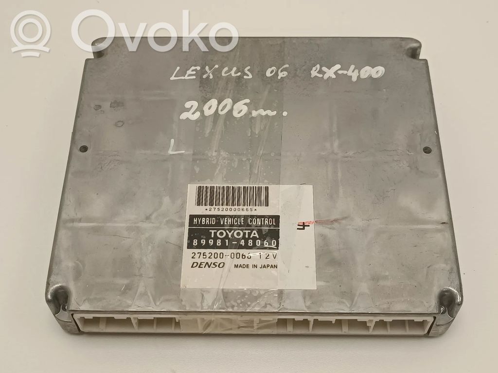Lexus RX 330 - 350 - 400H Calculateur moteur ECU 