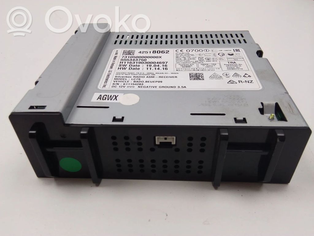 Opel Astra K Panel / Radioodtwarzacz CD/DVD/GPS 
