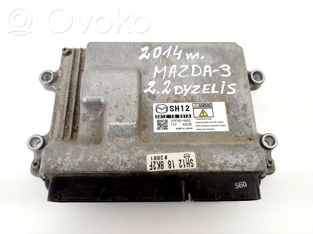 Mazda 3 II Engine control unit/module 