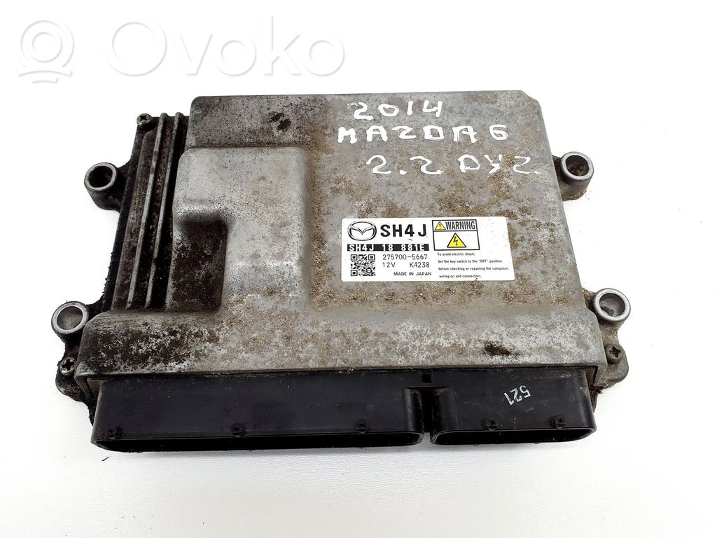 Engine control unit/module   2757005667,SH4J18881E
