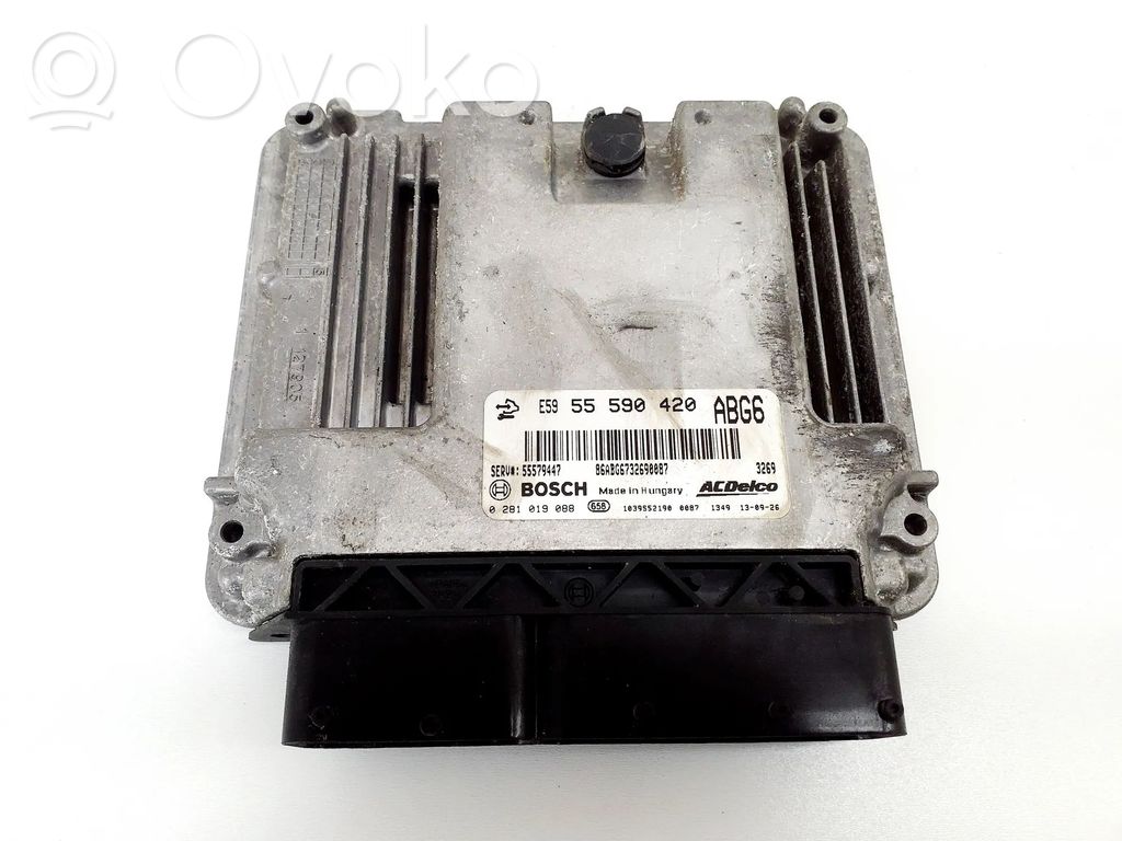 Engine control unit/module   ABG6,55579447,55590420