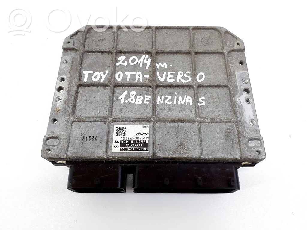 Toyota Verso-S Engine control unit/module 