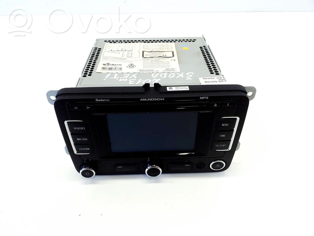 Skoda Yeti (5L) Panel / Radioodtwarzacz CD/DVD/GPS 