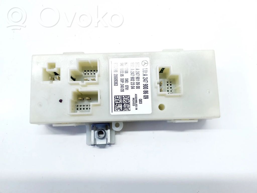 Mercedes-Benz GLA H247 Tailgate/trunk control unit/module 