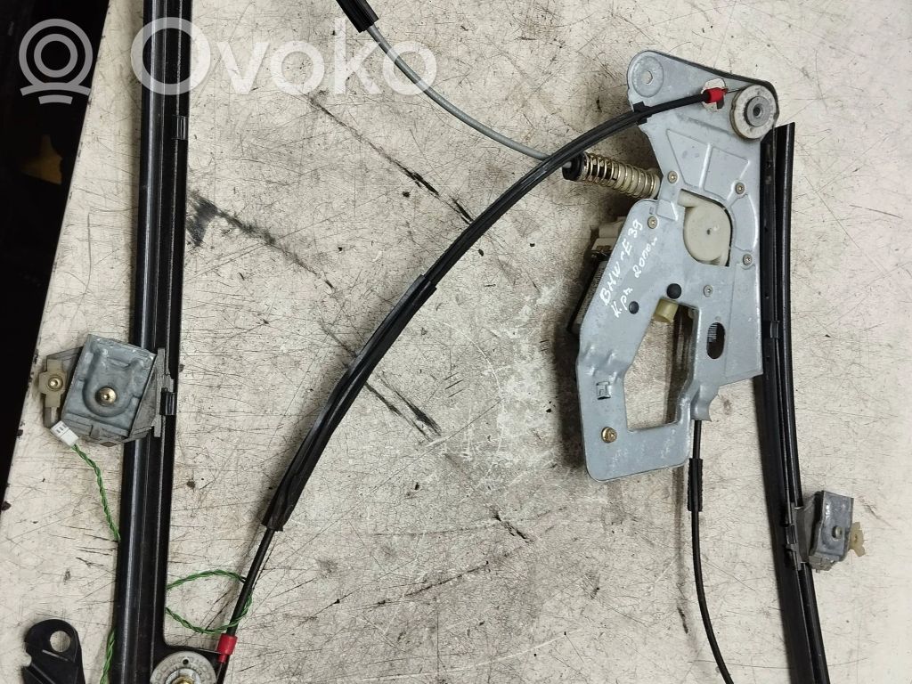 BMW 5 E39 Front door window regulator with motor 