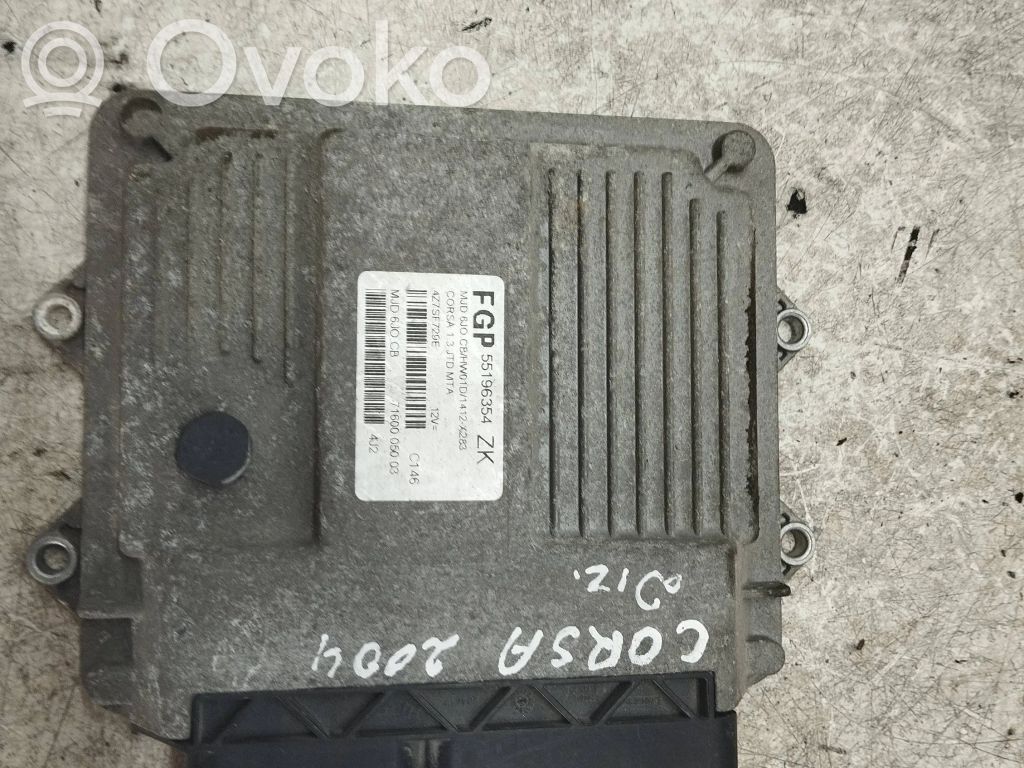 Opel Corsa C Engine control unit/module 