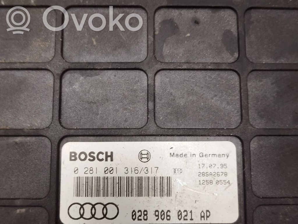 Audi 80 90 S2 B4 Engine control unit/module 