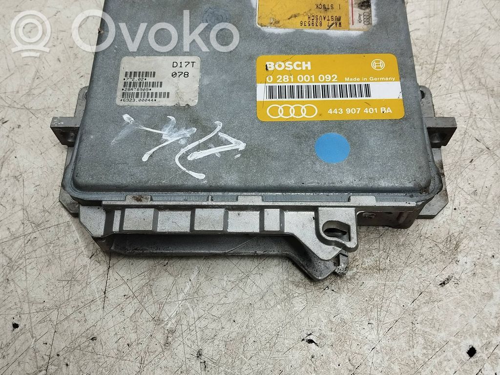 Engine control unit/module   443907401BA,0281001092
