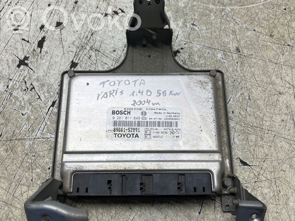 Toyota Yaris Engine control unit/module 
