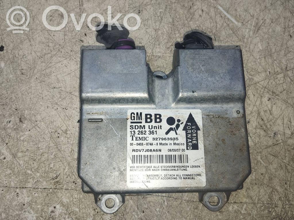 Opel Corsa D Airbag control unit/module 