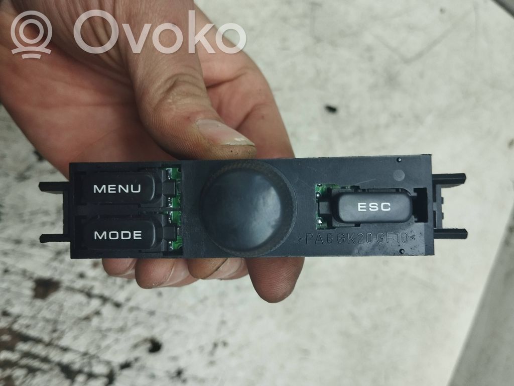 Peugeot 607 On-board computer control switch 