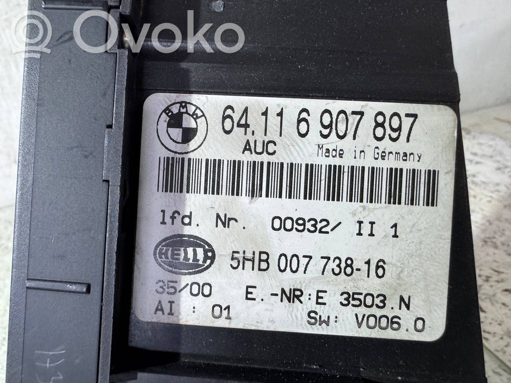 BMW 3 E46 Climate control unit 