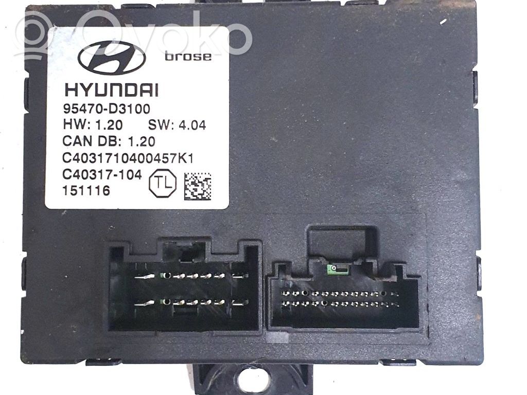 Hyundai Tucson TL Other control units/modules 
