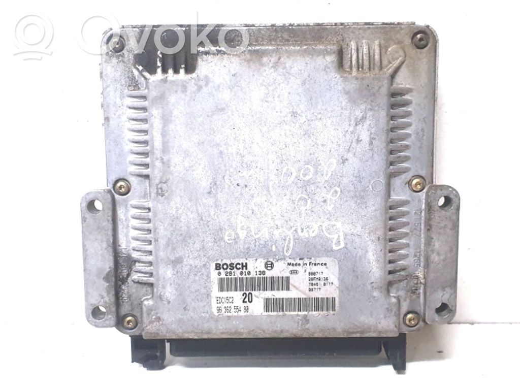 Citroen Berlingo Engine control unit/module 