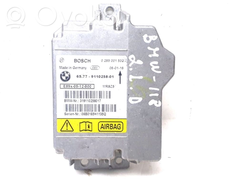 BMW X1 E84 Airbag control unit/module 