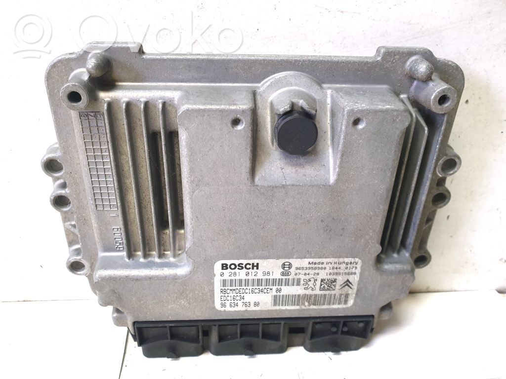 Citroen C4 I Picasso Sterownik / Moduł ECU 