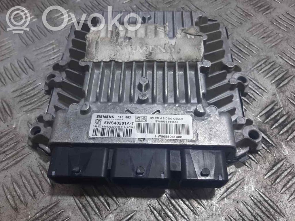 Citroen C4 I Engine control unit/module ECU 