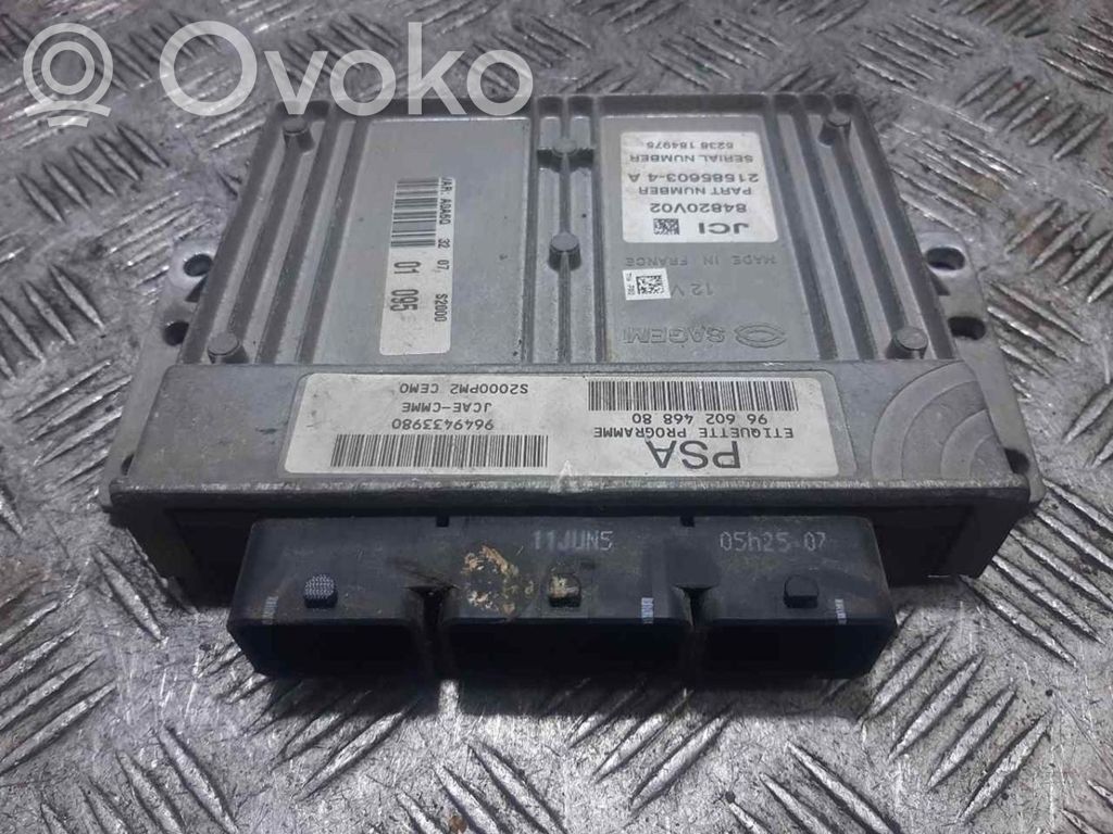 Peugeot 207 CC Engine control unit/module ECU 