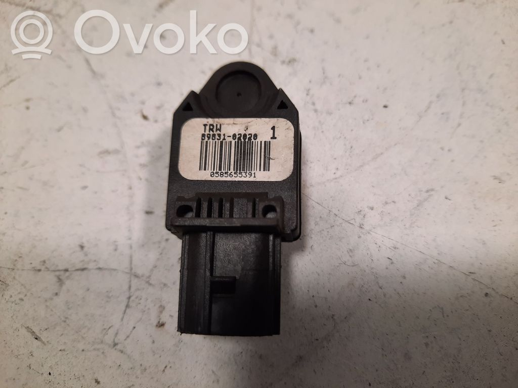 Airbag deployment crash/impact sensor   8983102020