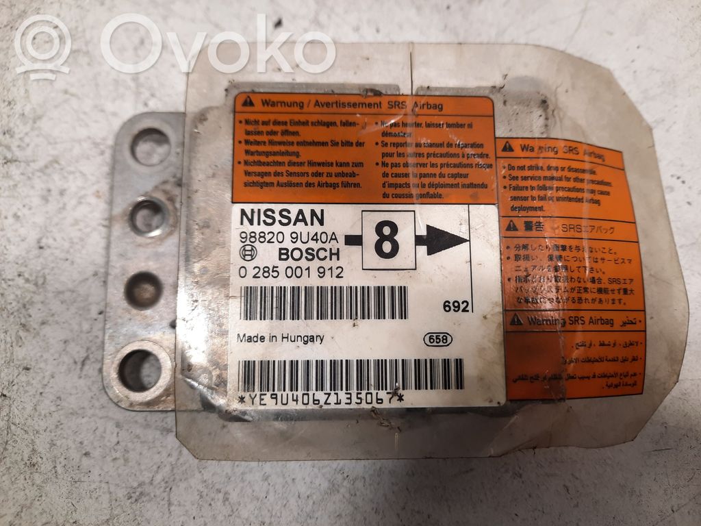 Nissan Note (E11) Airbag control unit/module 