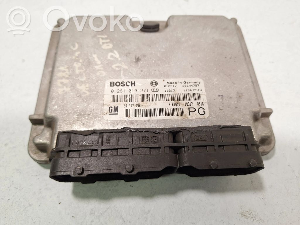 Engine control unit/module   0281010271,24417196