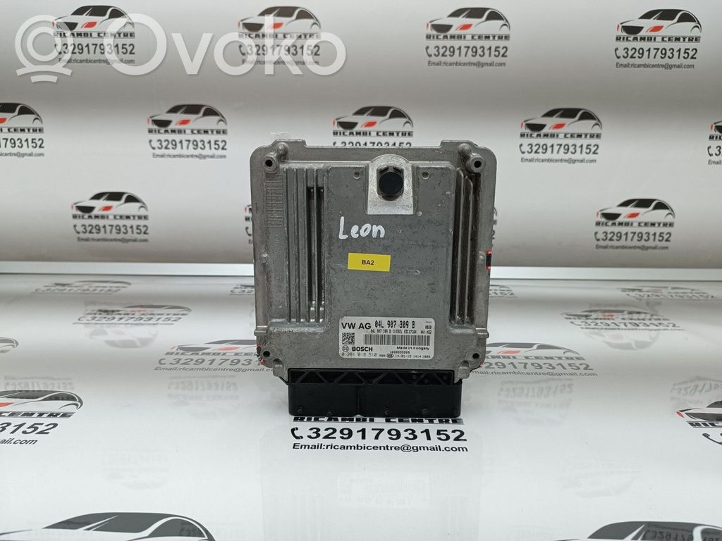 Engine control unit/module ECU   04L907309B,0281018510,04L906021M,04L906021M5F0,04L907309B,105CV