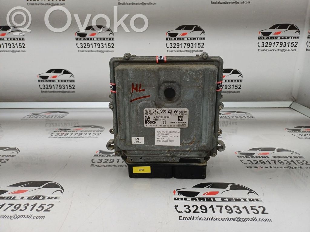 Mercedes-Benz V Class W447 Komputer / Sterownik ECU silnika 