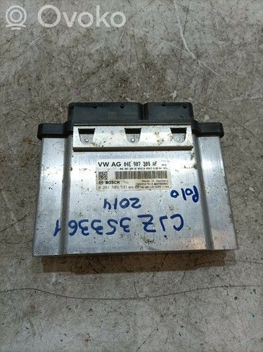 Volkswagen Polo V 6R Unité de commande, module ECU de moteur 