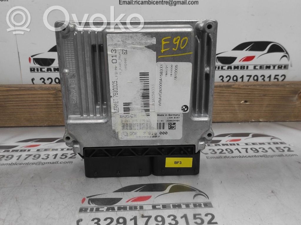 Engine control unit/module ECU   281015075,0281015075,13617810000,13618512591,7810000
