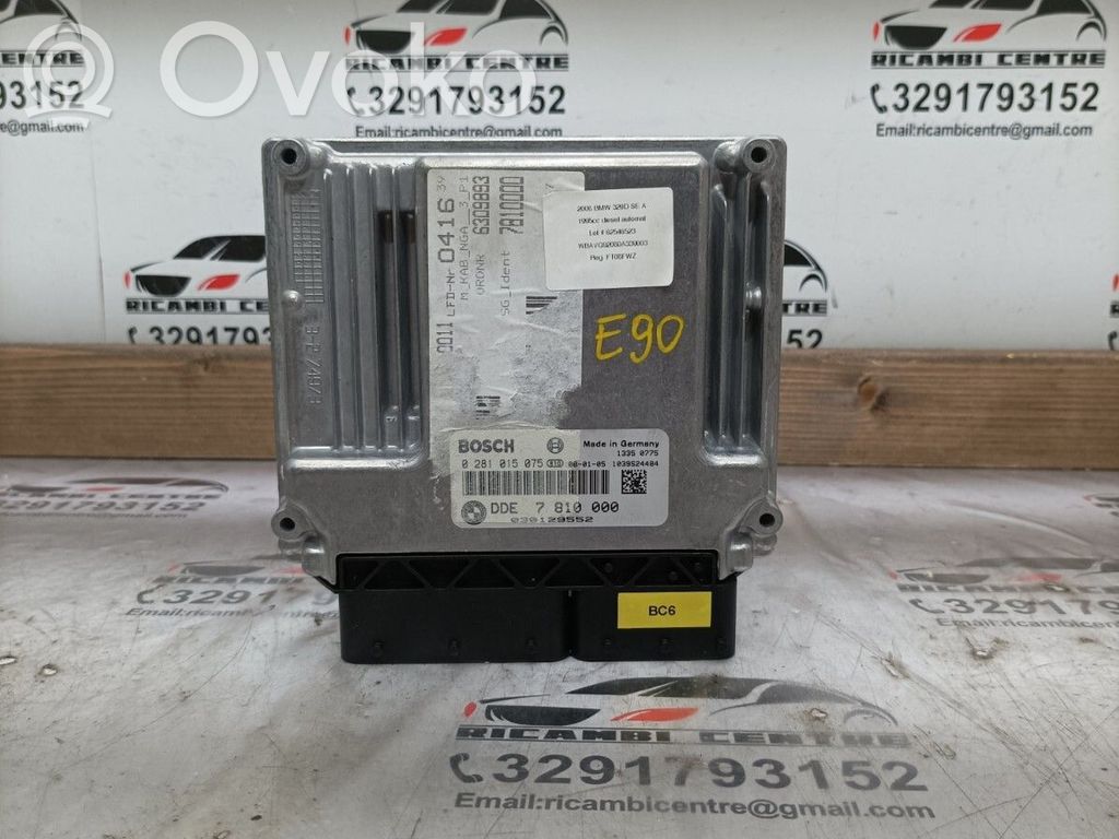 BMW 3 E90 E91 Engine control unit/module ECU 