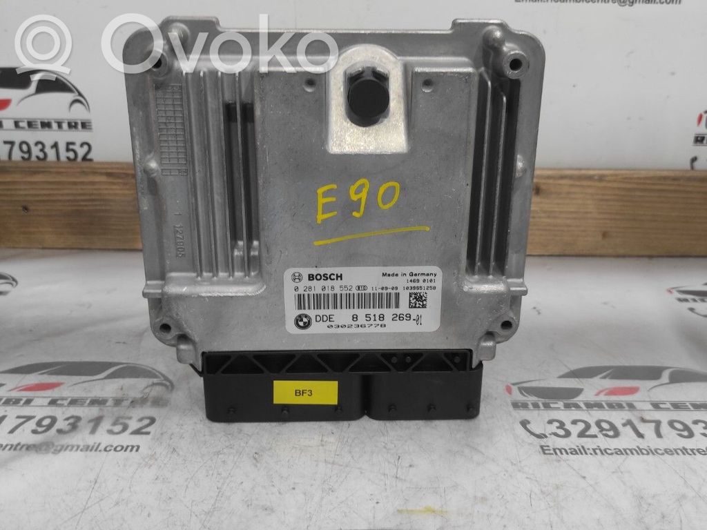 Unité de commande, module ECU de moteur   13618519668,0281018552,13618510829,13618512291,13618515081,13618518269,13618518272,13618519671,281018552,8518269,851826901