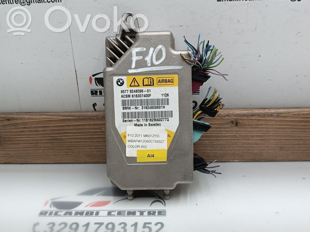 BMW 5 E60 E61 Unitate/modul de comandă airbaguri 