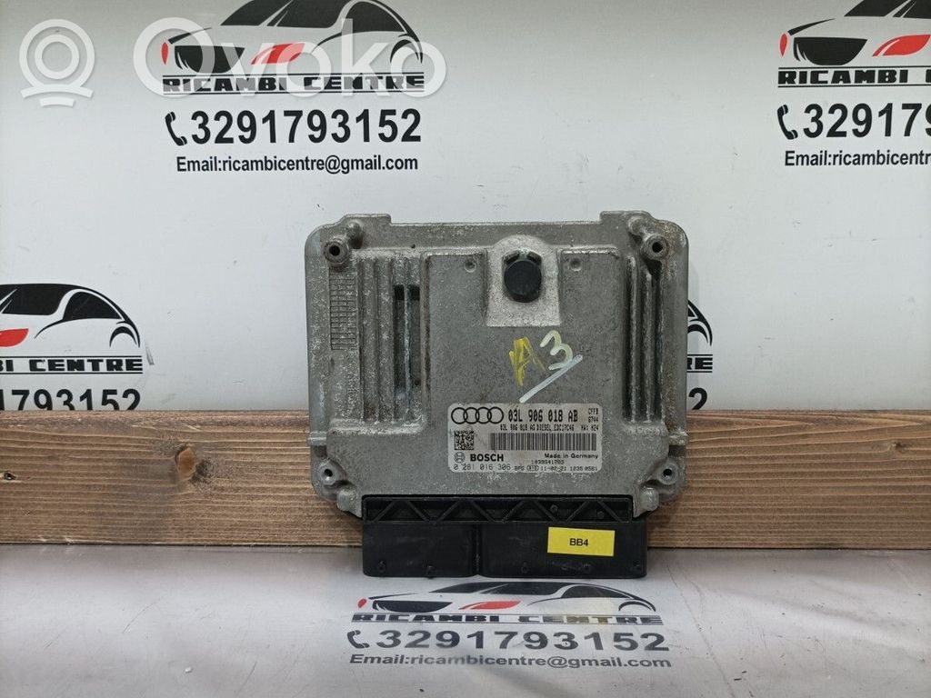 Engine control unit/module ECU   03L906018AB,0281016306,03L906017AG