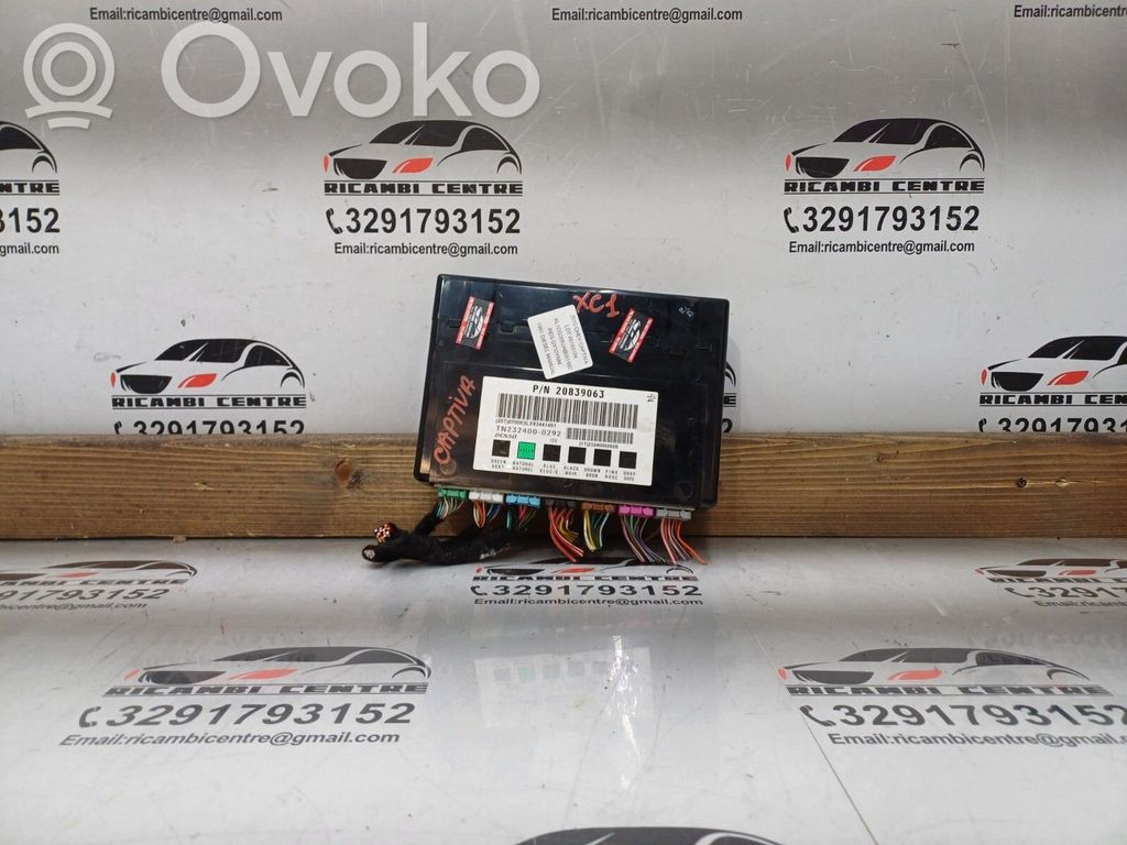 Chevrolet Captiva Unité de commande, module PDC aide au stationnement 