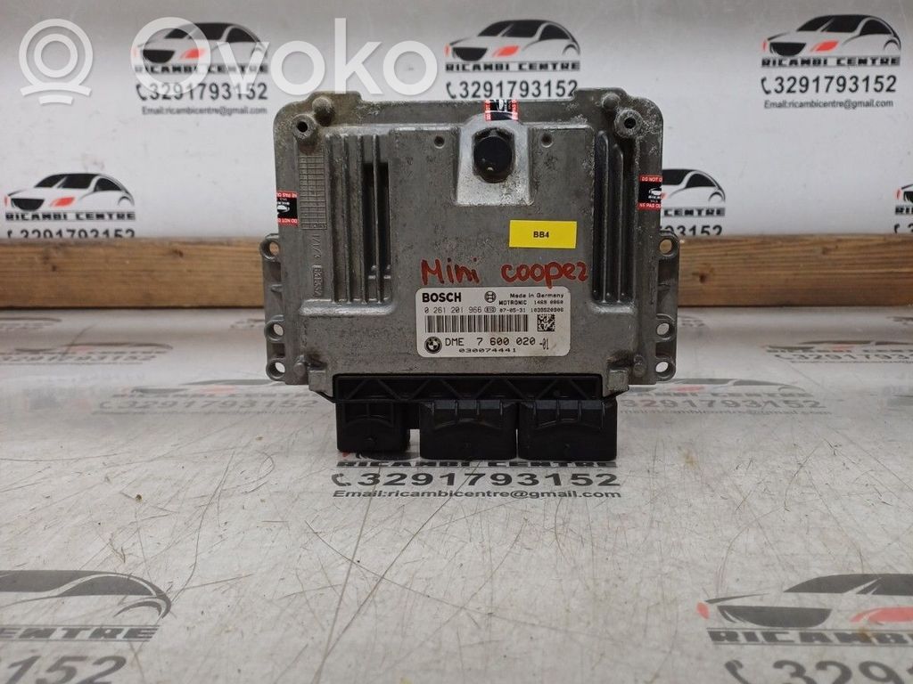 Mini One - Cooper Coupe R56 Engine control unit/module ECU 