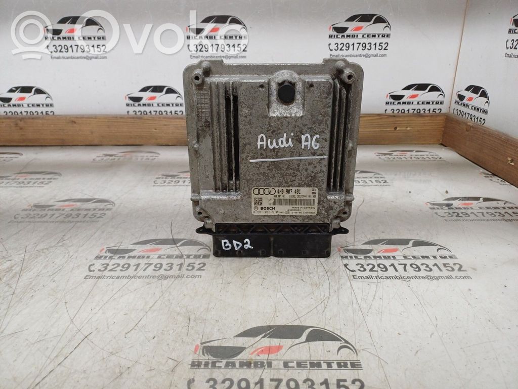 Engine control unit/module ECU   4H0907401,0281016910
