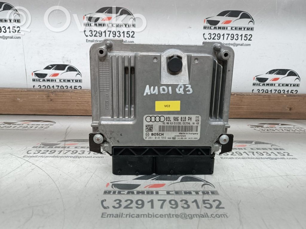 Engine control unit/module ECU   03L906018PH,0281018559,03L906018ES,1039S72569,130KW,177CV