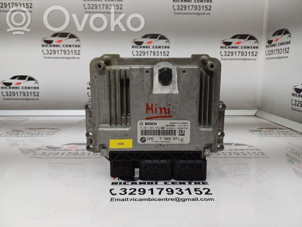 Engine control unit/module ECU   7589971,0261S04563,12147572256,12147589971,12147589972,12147600020,12147600076,12147620001,12147620005,12147620020,12147620076,12147640005,758997101,MEV172