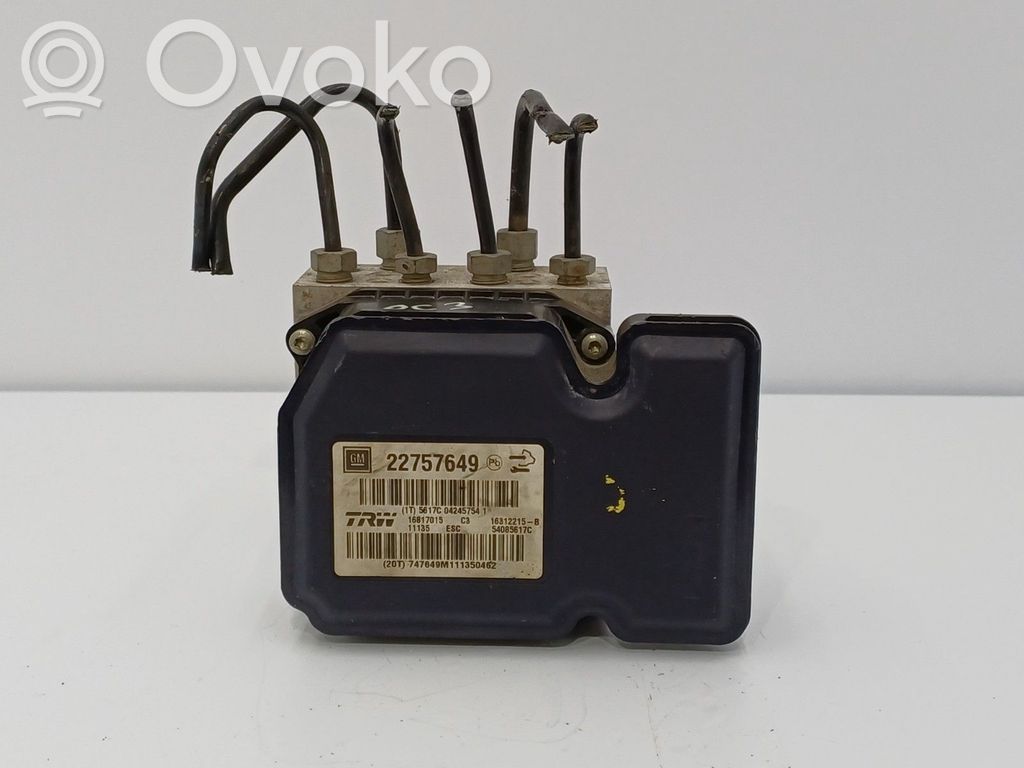 ABS control unit/module   22757649,16312215B,20997680,22757652,54085617C