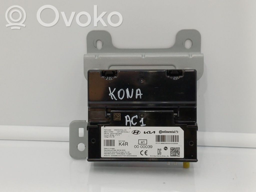 Hyundai Kona I Bluetooth control unit module 