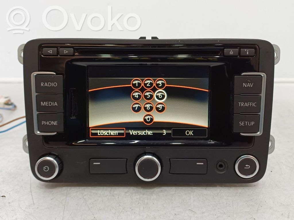 Seat Leon (1P) Panel / Radioodtwarzacz CD/DVD/GPS 