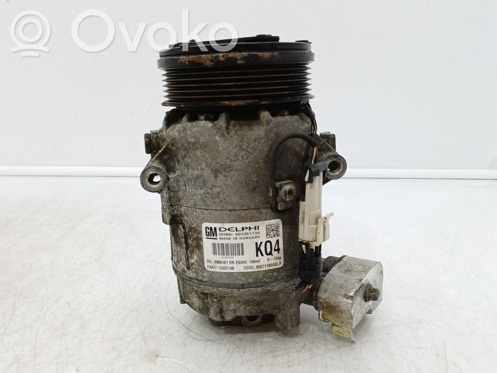 Opel Astra H Kompresor / Sprężarka klimatyzacji A/C 