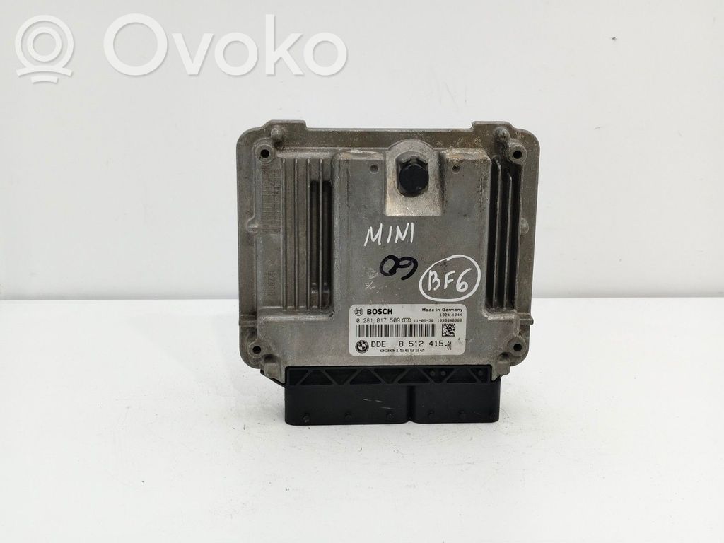 Mini One - Cooper Coupe R56 Engine control unit/module ECU 