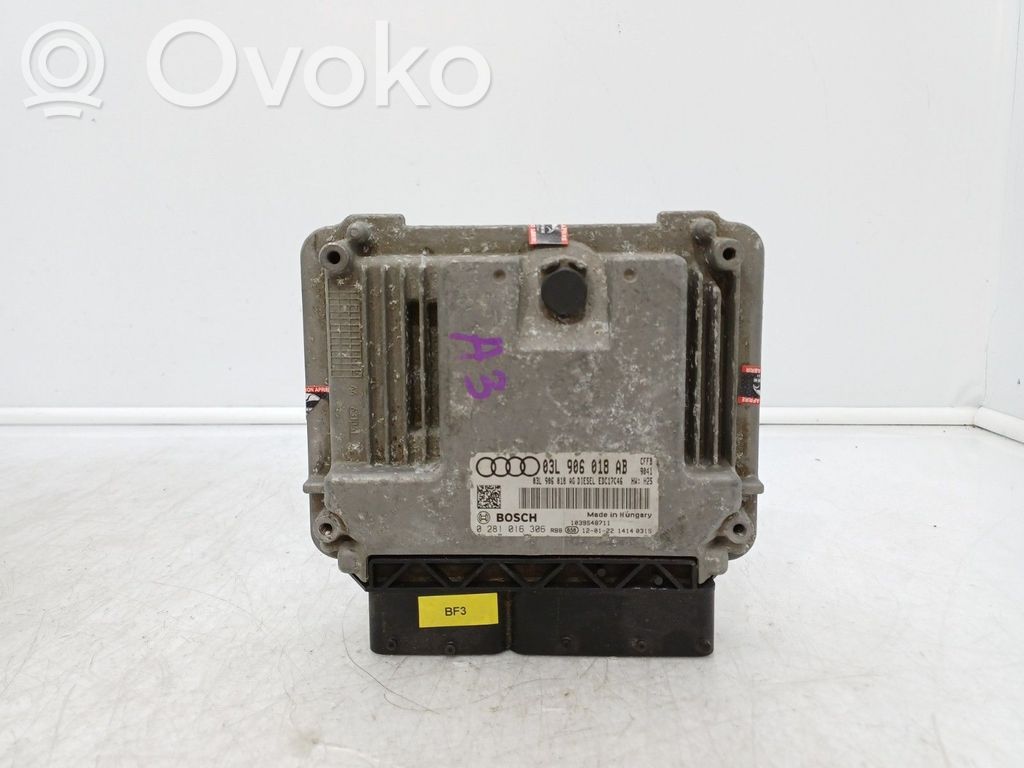 Audi A3 S3 A3 Sportback 8P Engine control unit/module ECU 