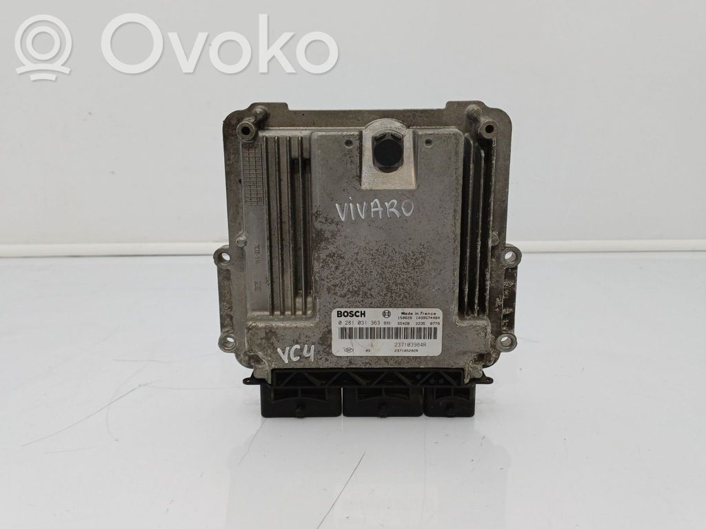 Opel Vivaro Engine control unit/module ECU 